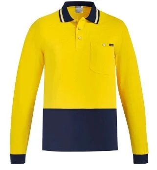ZH430 Hi Vis Cotton L/S Polo
