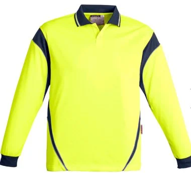 ZH249 Mens Hi Vis Aztec Polo L/S