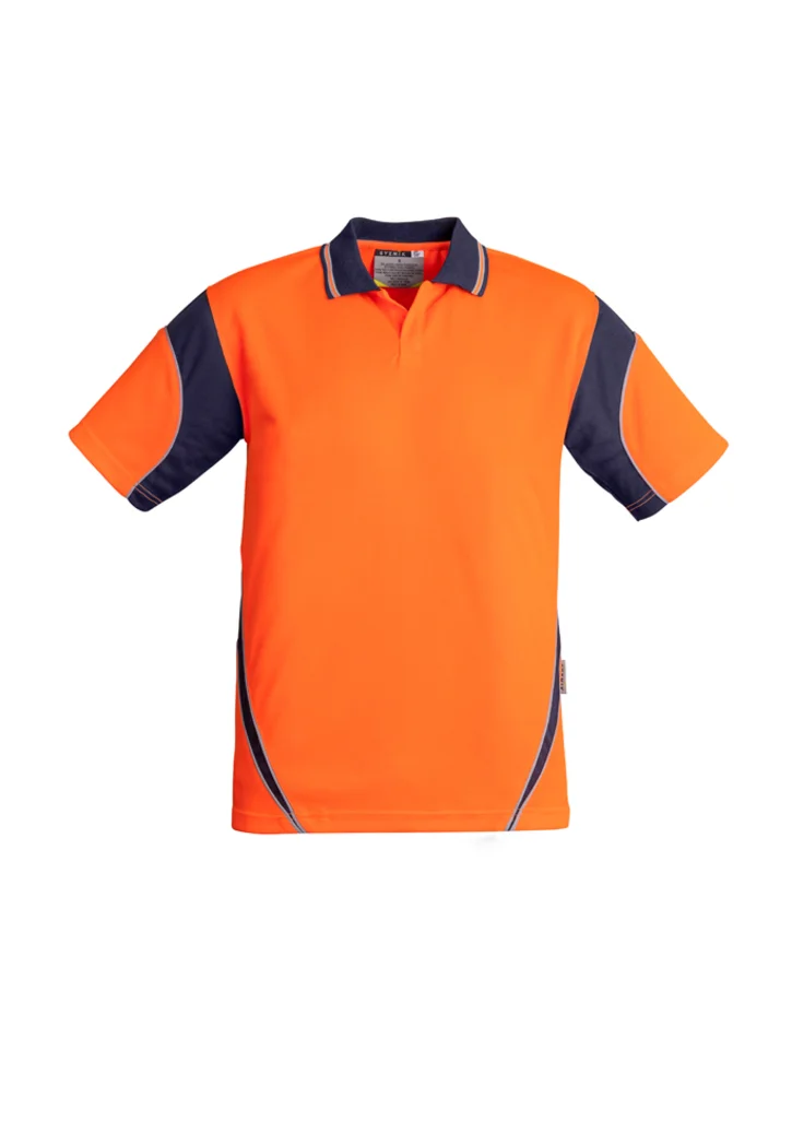 ZH248 Mens Hi Vis Aztec Polo S/S