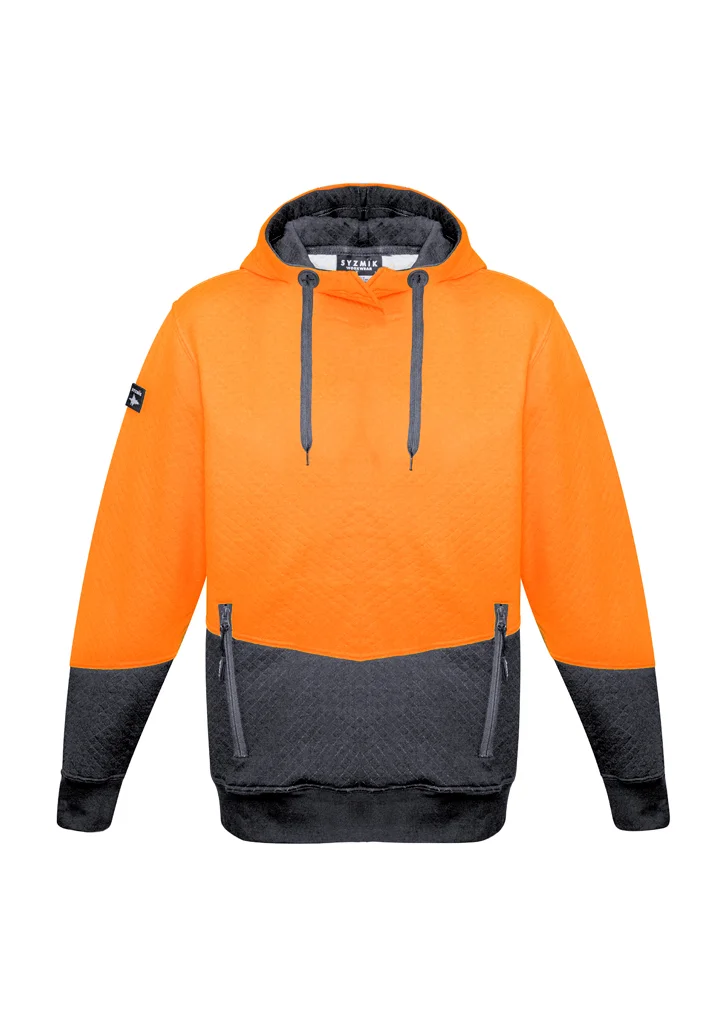 ZT477 Unisex Hi Vis Textured Jacquard Hoodie