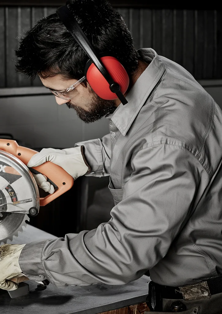 ZW121 Mens Lightweight Tradie L/S Shirt