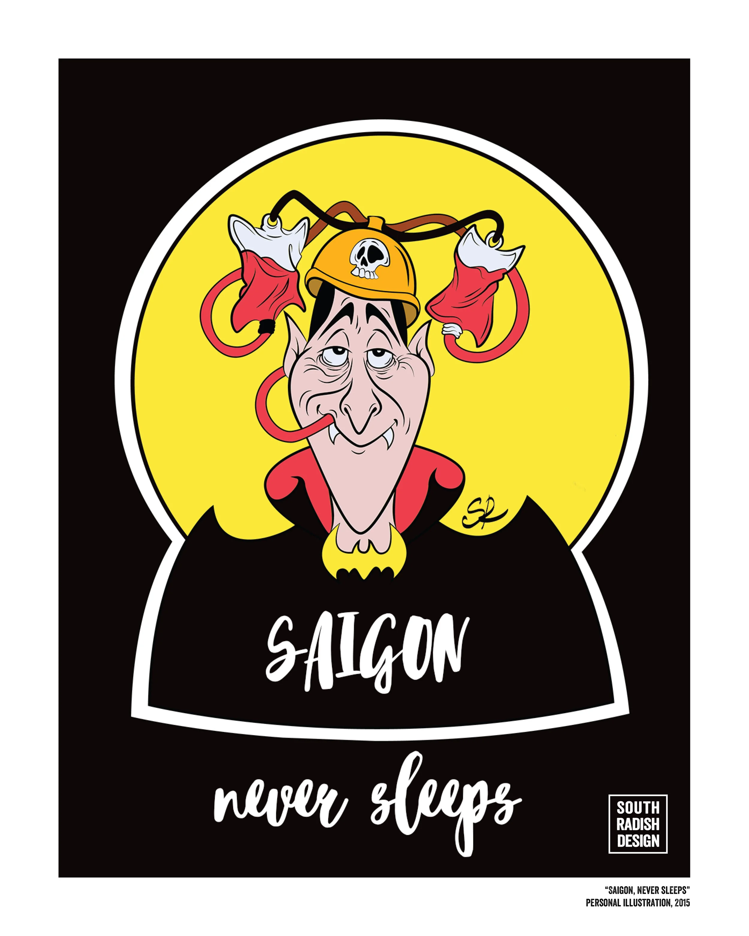 2015 art print 16x20'Saigon Never Sleeps.jpg