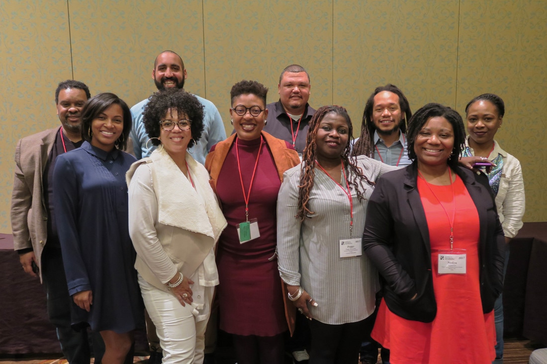 SBA Members at SHA 2017 in Dallas, Texas. (from left) Row 1: Dr. Alexandra Jones, Dr. Whitney Battle-Baptiste, Dr. Ayana Flewellen, Dr. Peggy Brunch, Dr. Nedra Lee, Row 3: Dr. Lewis Jones, Dr. William White, Dr. Jerry Howard, Dr. Justin Dunnavant, and Khadene Harris.