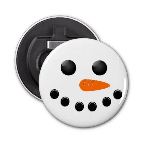 Snowman Bottle Opener by Colors and Designs for Zazzle USA and UK