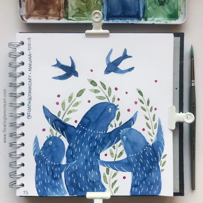 Swift & Choir by Mariana : Floating Lemons Art