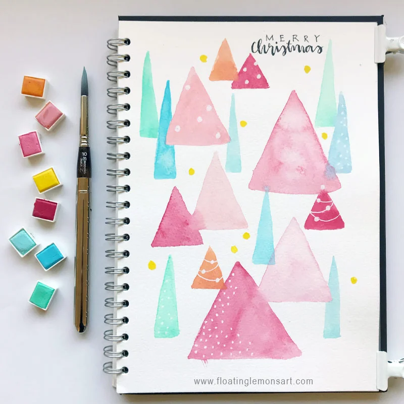 Merry Christmas 2018 from Floating Lemons Art!