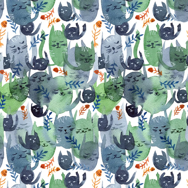 Cat Cacophony by Floating Lemons Art