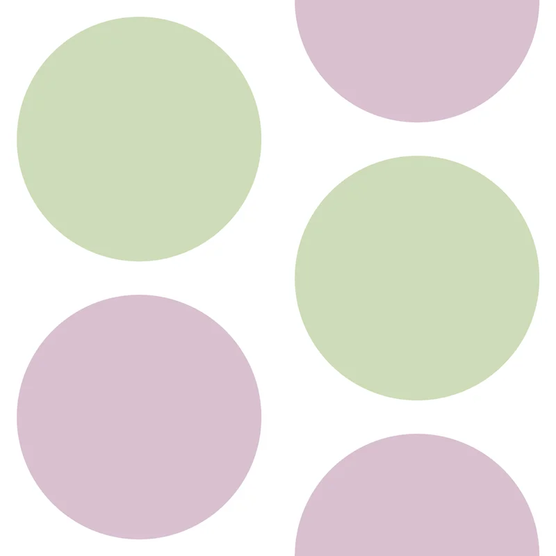 Purple Artichoke Dots by Floating Lemons Art