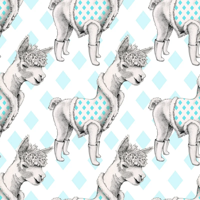 Alpaca by Floating Lemons Art