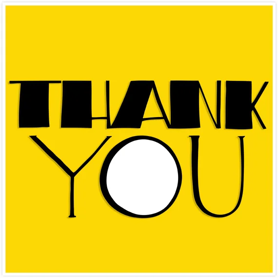 Big Thank You by Floating Lemons Art