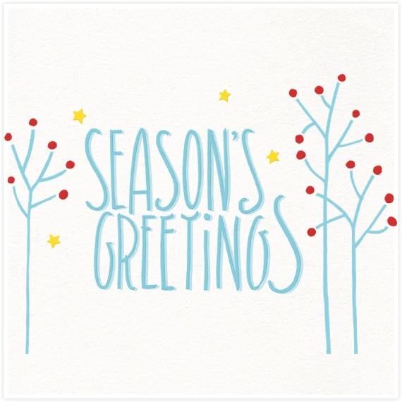 Seasons Greetings by Floating Lemons Art