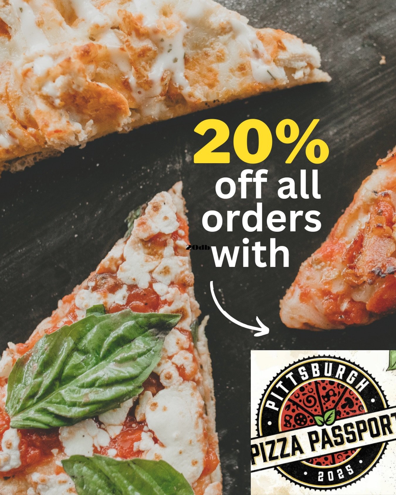 ATTENTION PIZZA PASSPORTS HOLDERS!!! If you come in for lunch or dinner take 20% off of your entire meal with your passport in hand.
We can’t wait to serve you.