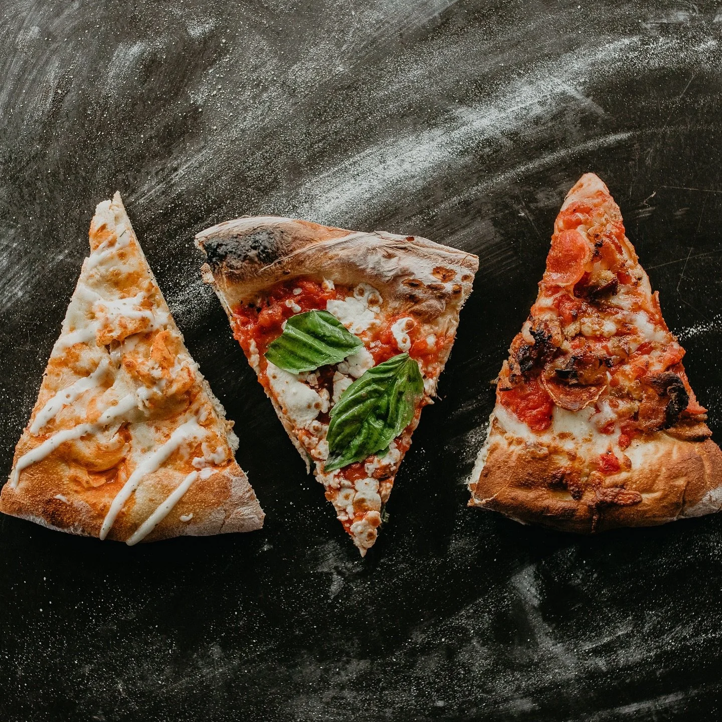 Buffalo chicken, Margherita, and meatza are 3 of our most popular specialty pizzas. Which one is your favorite?