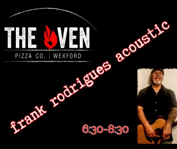 Frank Rodrigues performs on our patio