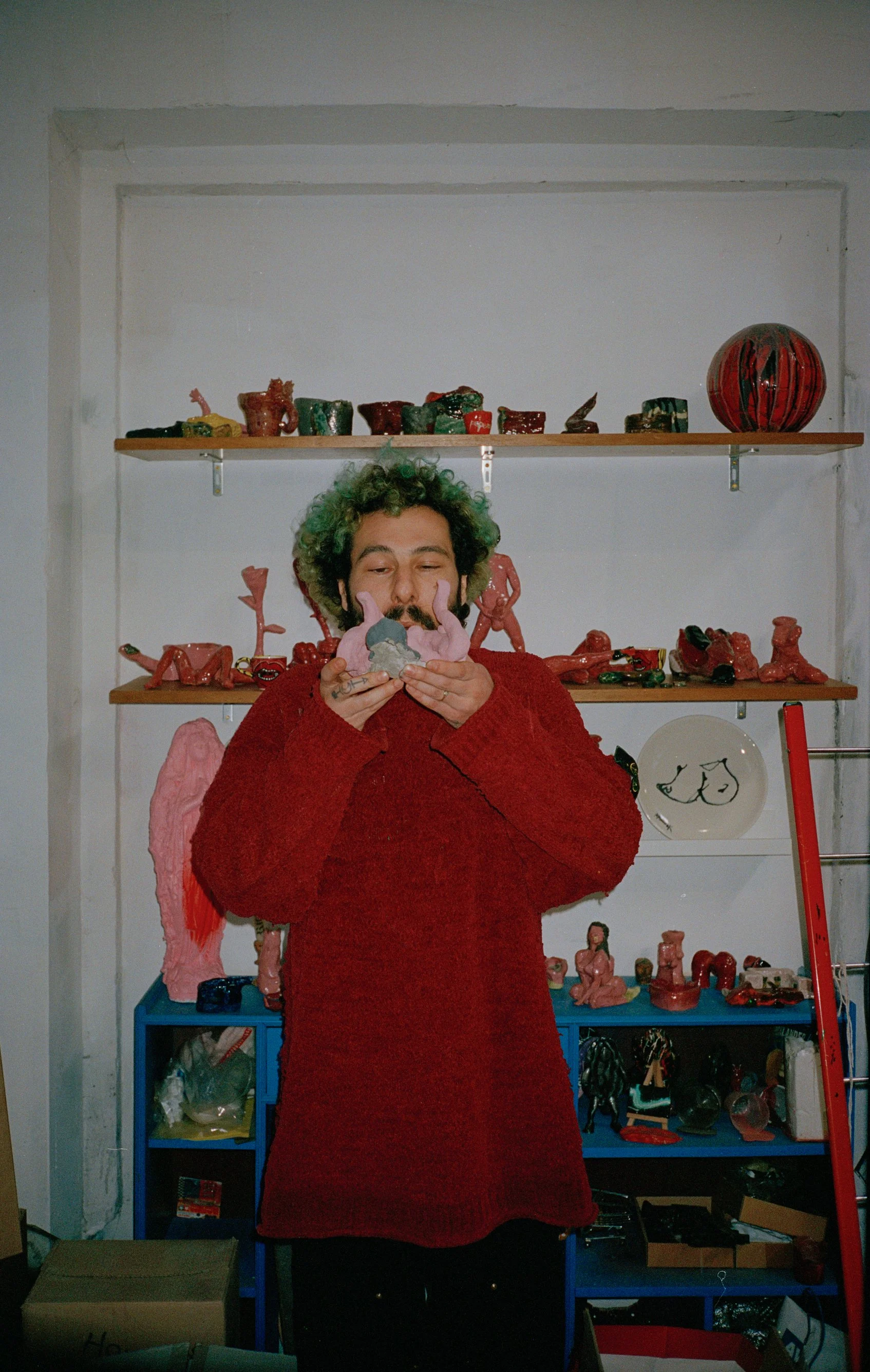 Pepe Maniak, studio visit, 2025