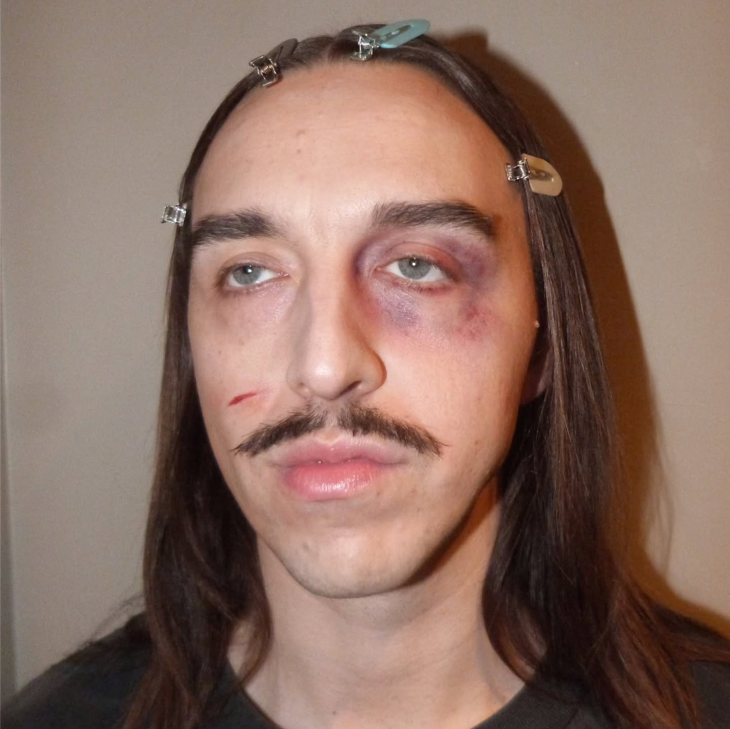 Bruised 
@tommycashworld for Here at Outernet set 

Grooming by me 

Styled by Lucy Bonner