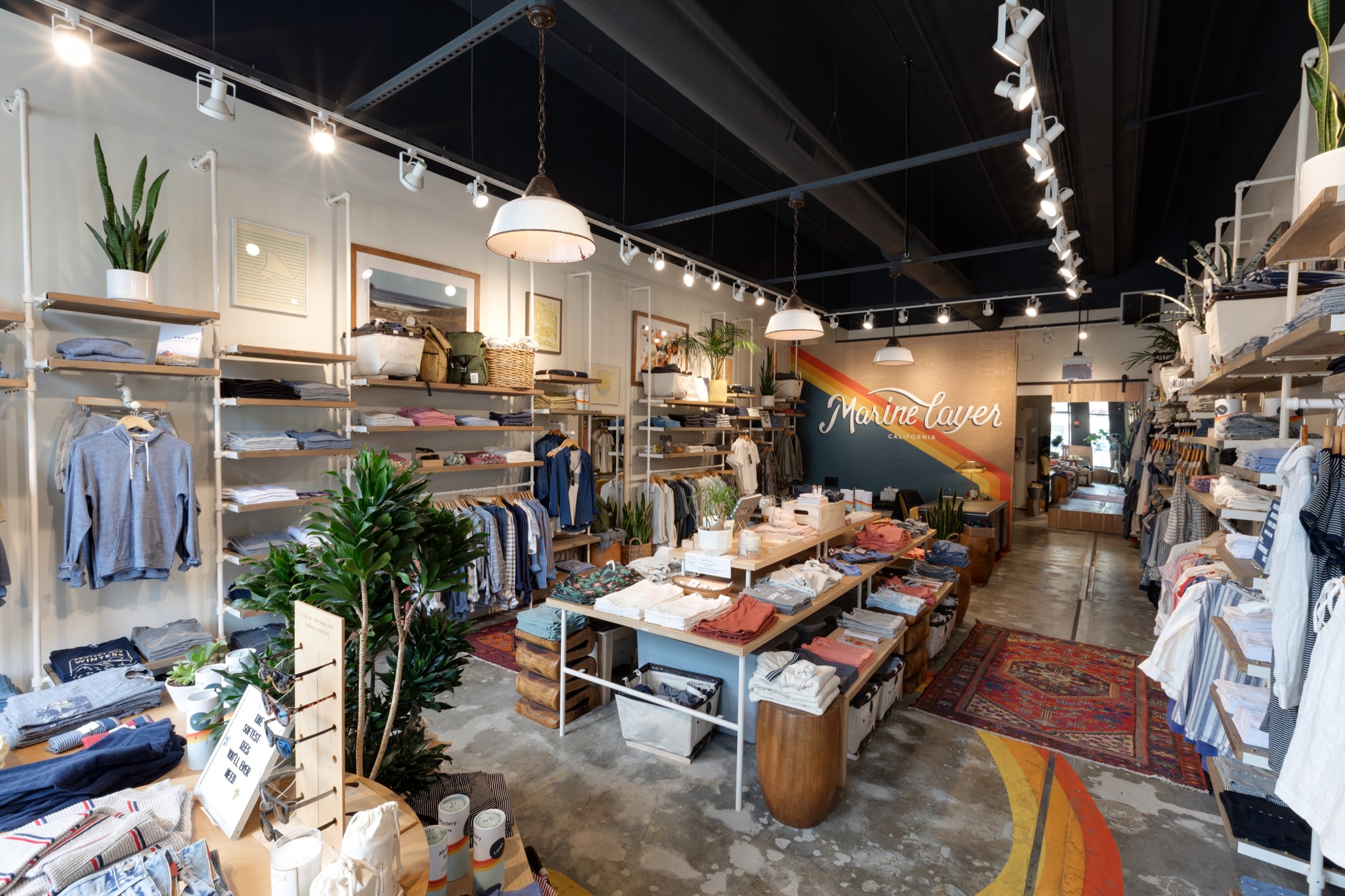 Retail space at Marine Layer