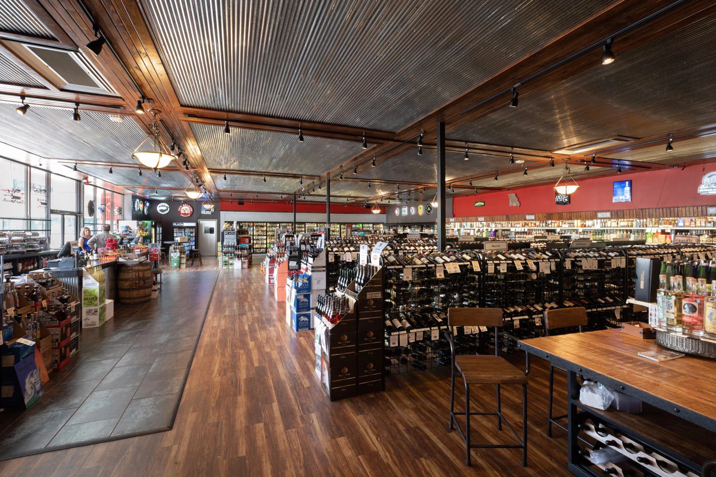 Retail space at Plaza Liquors