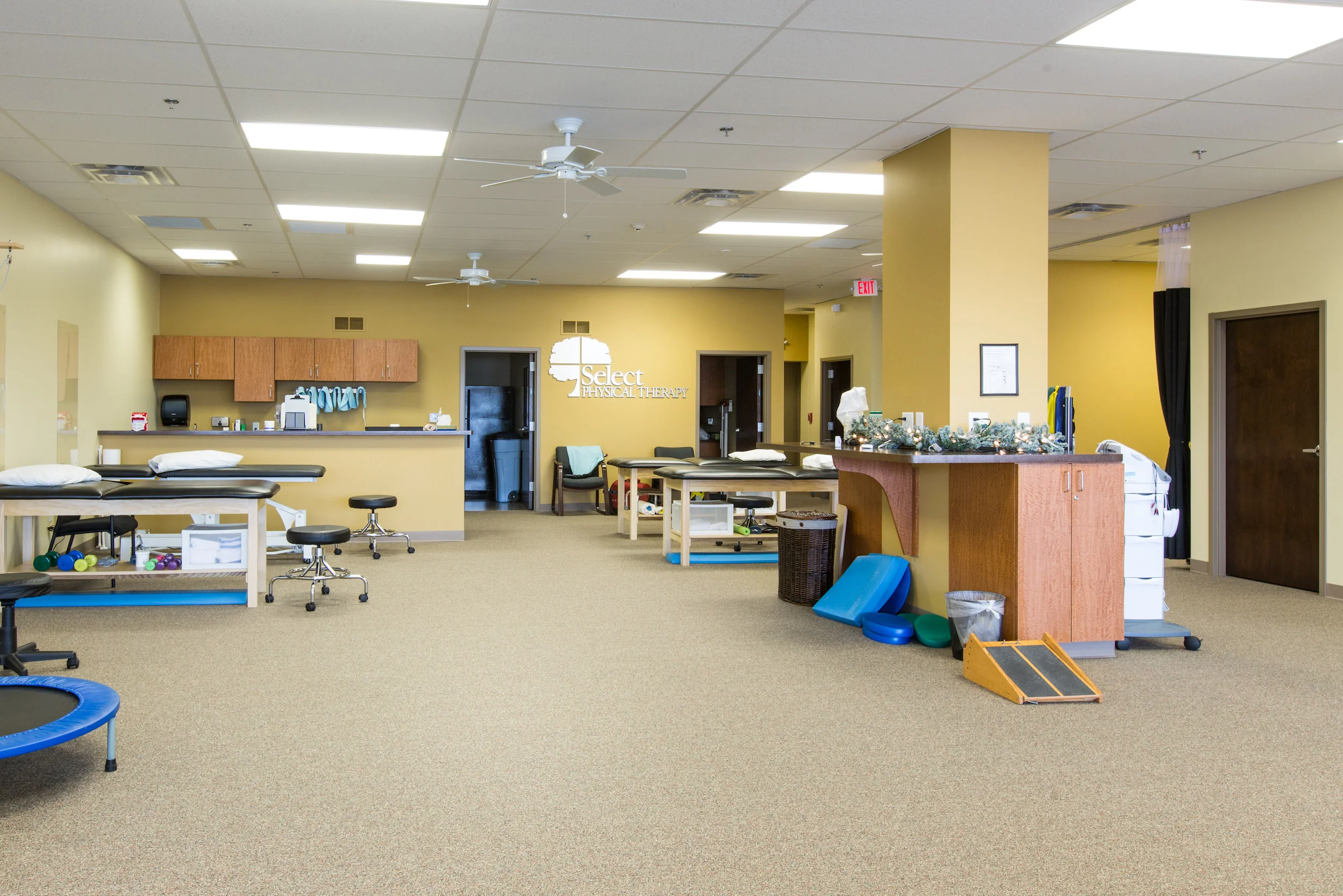 Therapy space at Select Physical Therapy