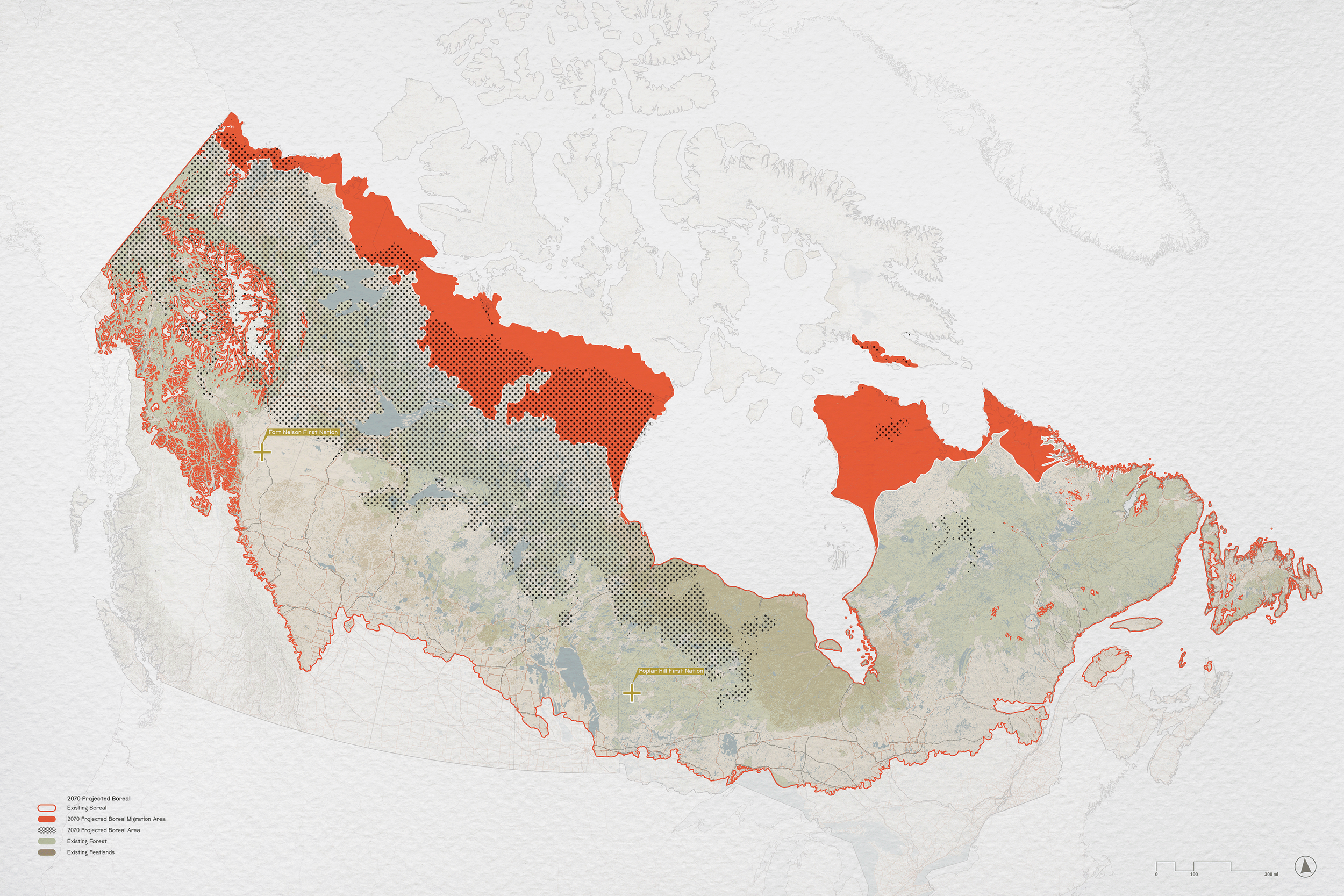 Climate Change and  the Projected Boreal Migration