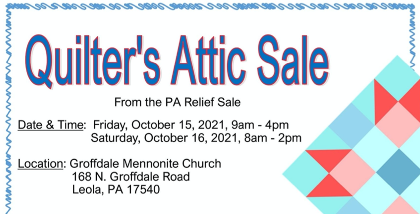 Events — Pennsylvania Relief Sale