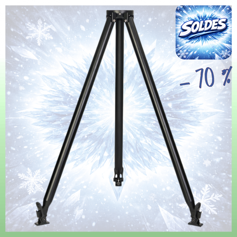 BENRO AS14 -70% ! Trépied pour grue en aluminium usage intensif Capacité 200 Kg