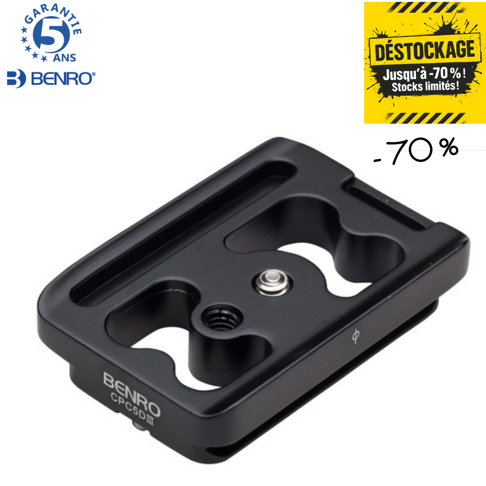 BENRO CPC5DIII -70% ! Plateau Rapide Arca-Swiss Spécifique pour Boitier Canon 5D Mark III