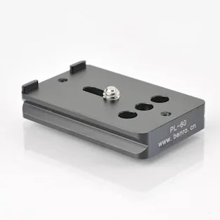 BENRO PL60 -50% ! Plateau Arca-Swiss pour Objectif Longueur 60 mm pour Tête GH2, GH3, GH5C ...