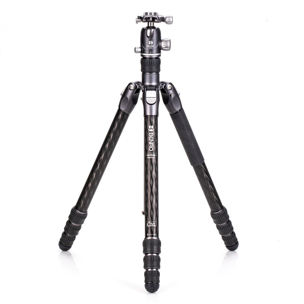 BENRO FRHN05CVX20 Kit Trépied Rhino Carbone avec Colonne 1,24 Kg