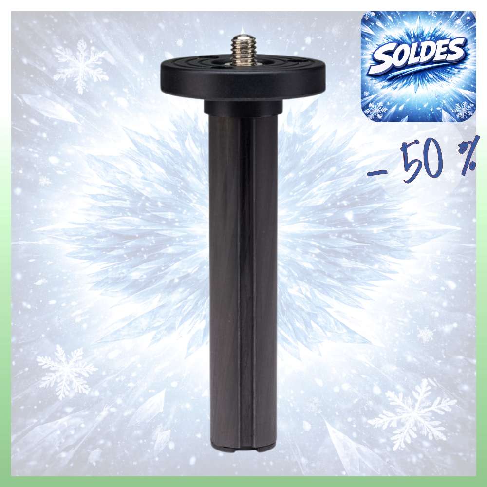 BENRO CSC1 -50% !Colonne Courte en Carbone  pour Trépied Série 1 MACH 3 Diamètre 24,5 mm Longueur 135mm