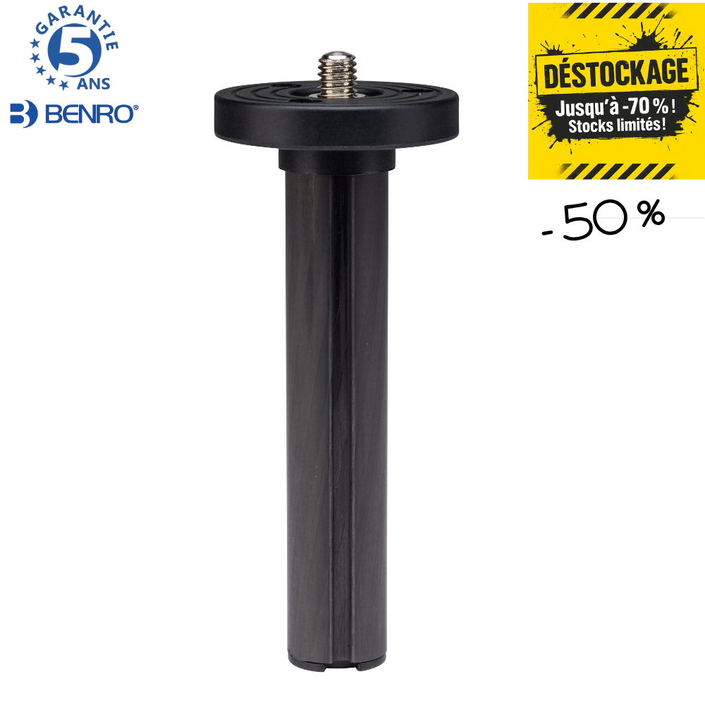 BENRO CSC1 -50% !Colonne Courte en Carbone pour Trépied Série 1 MACH 3 Diamètre 24,5 mm Longueur 135mm
