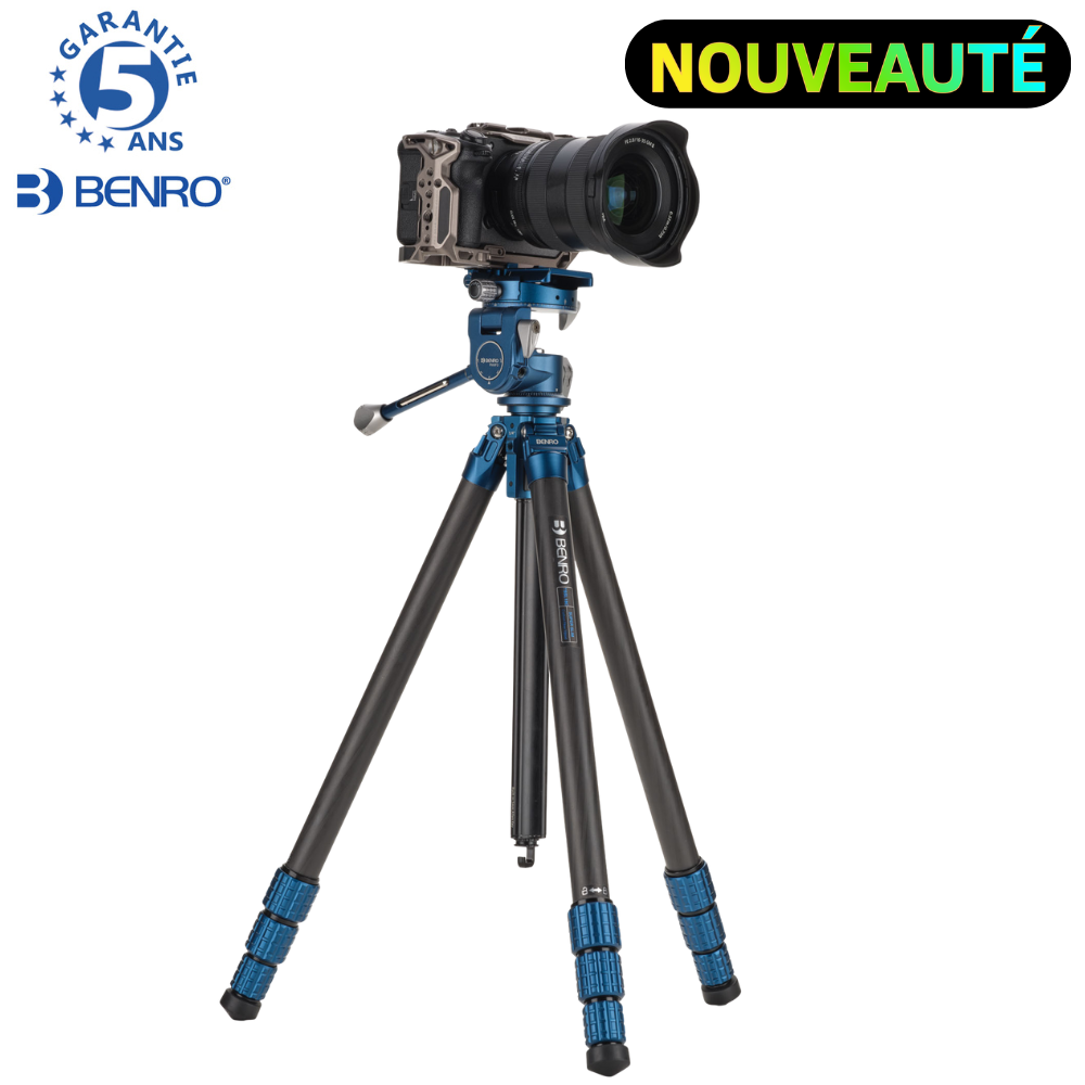 BENRO TSSL18CPHVF3 SUPERSLIM Kit trépied TSSL18C Carbone Série 1.5 4 sections tête photo BENRO PHVF3 3 axes Plateau arca et 501