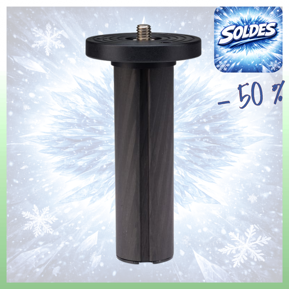 BENRO CSC4 -50% ! Colonne Courte en Carbone pour Trépied Série 4 Diamètre 36mm Longueur 135mm