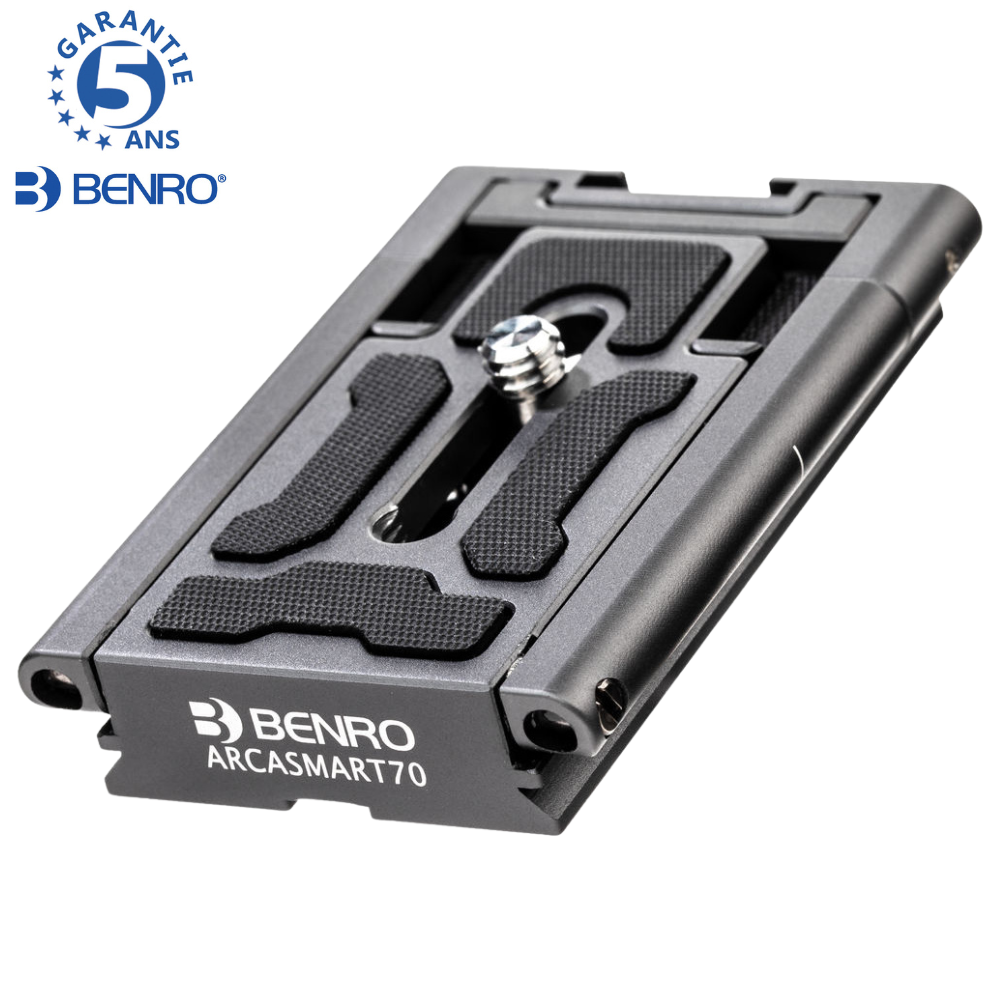 BENRO ARCASMART70 Plateau Rapide Arca-Swiss 70 mm pour Boitier ET Smartphone 2 en 1
