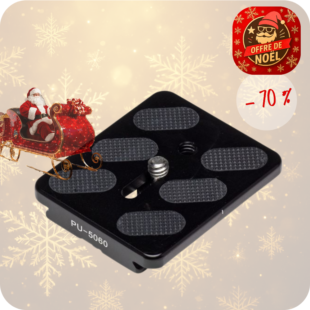 BENRO PU5060 -70% ! Plateau Arca-Swiss Large pour Boitier 50X60 mm