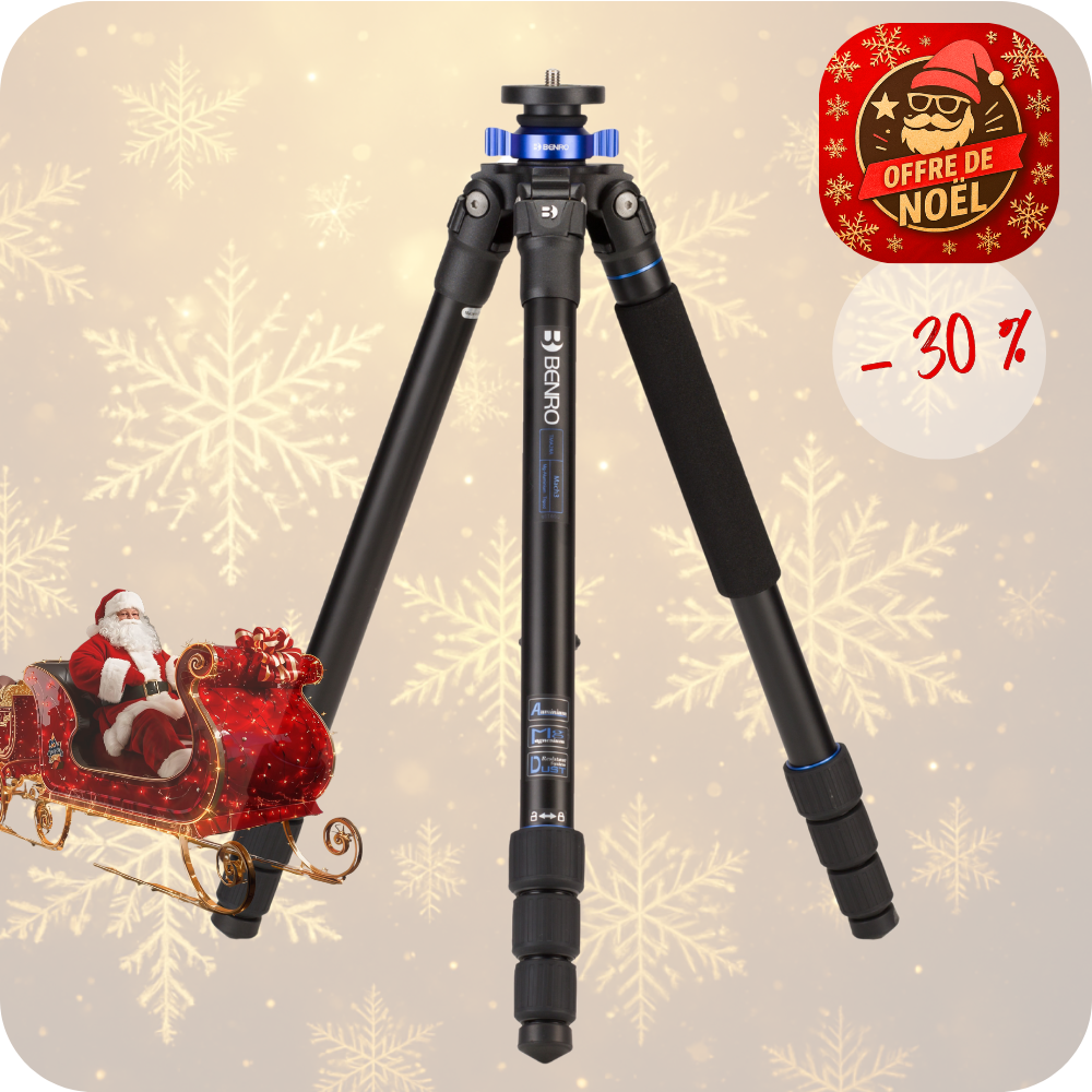 BENRO TMA28A -30% ! Trépied MACH 3 Série 2 4 Sections Capacité 14 Kg + Service Premium 2 ANS