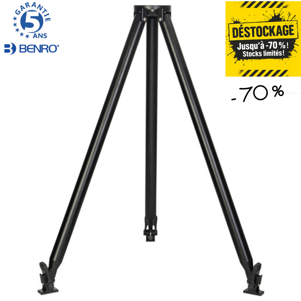 BENRO AS14 -70% ! Trépied pour grue en aluminium usage intensif Capacité 200 Kg