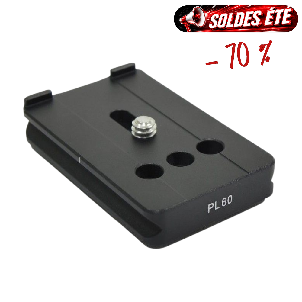 BENRO PL60 -70% ! Plateau Arca-Swiss pour Objectif Longueur 60 mm pour Tête GH2, GH3, GH5C ...