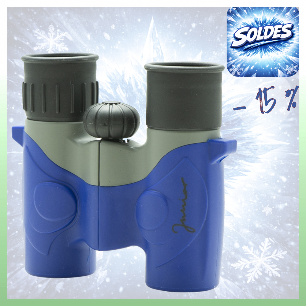 FOCUS SPORT OPTICS Jumelles Junior Bleu/Gris 6x21 - Garantie de 10 ans