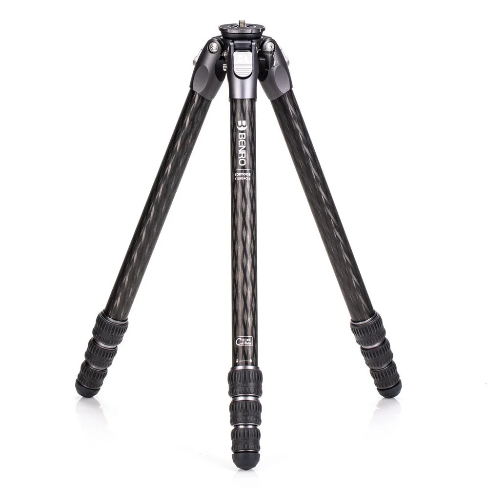 BENRO TTOR34CLVS6PRO  Trépied Vidéo Tortoise Carbone sans Colonne avec tête BENRO S6PRO Capacité 6 Kg Poids 3,3 Kg