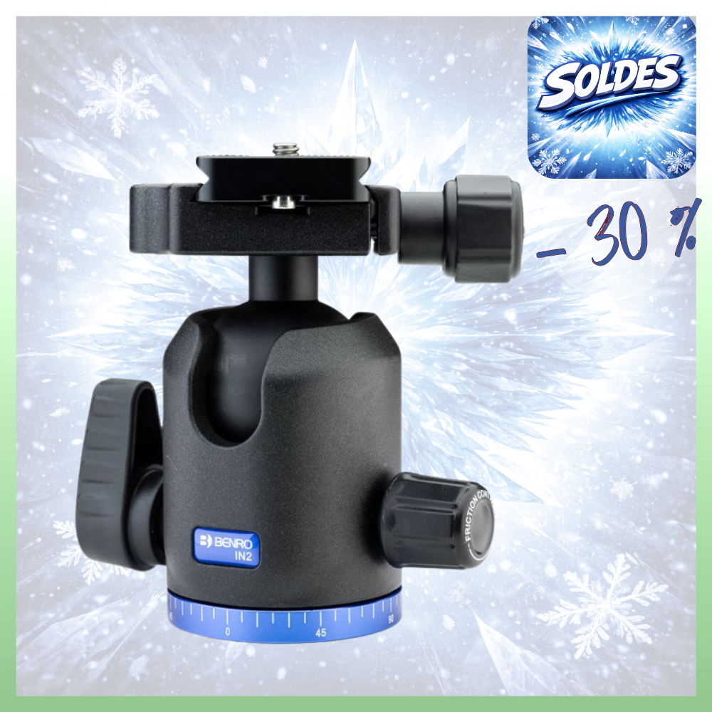 BENRO IN2 -30% ! Double Action Rotule avec PU60 QR Plate