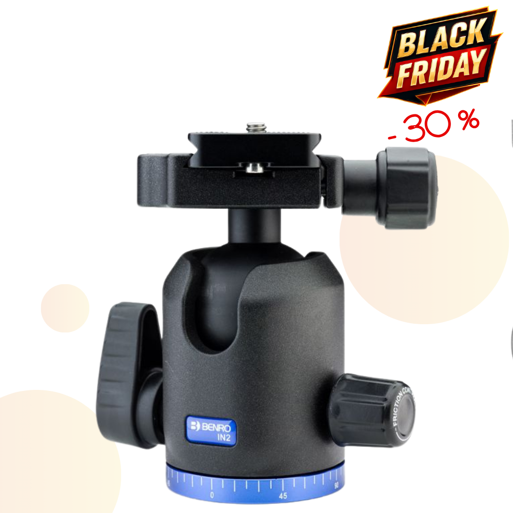 BENRO IN2 -30% ! Double Action Rotule avec PU60 QR Plate