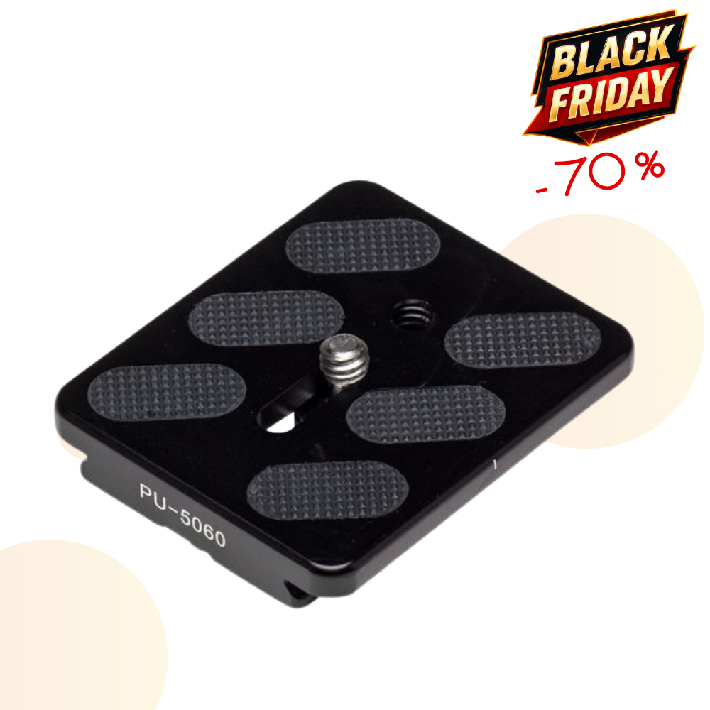 BENRO PU5060 -70% ! Plateau Arca-Swiss Large pour Boitier 50X60 mm