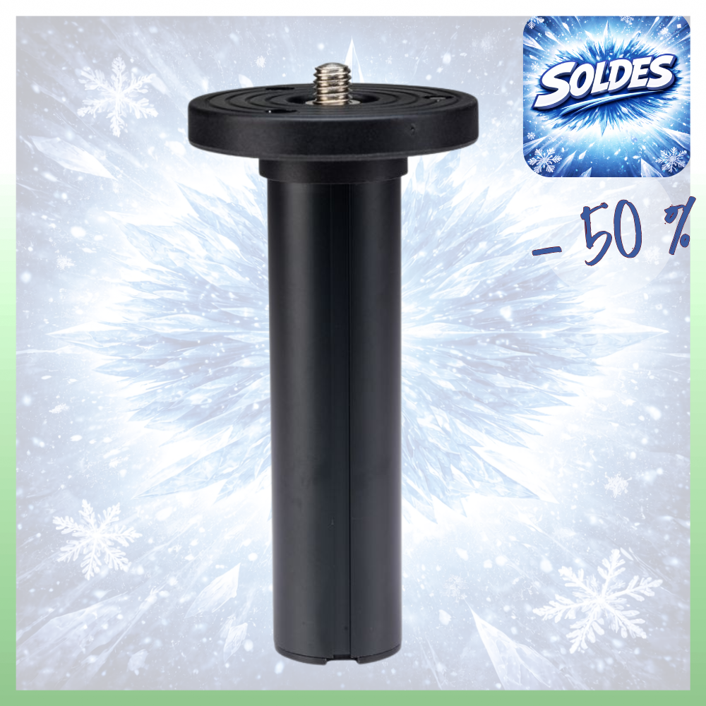 BENRO ASC3 -50% ! Colonne Courte en Aluminium pour Trépied BENRO MACH 3 CLASSIC Série 3 Diamètre 32 mm Longueur 135 mm