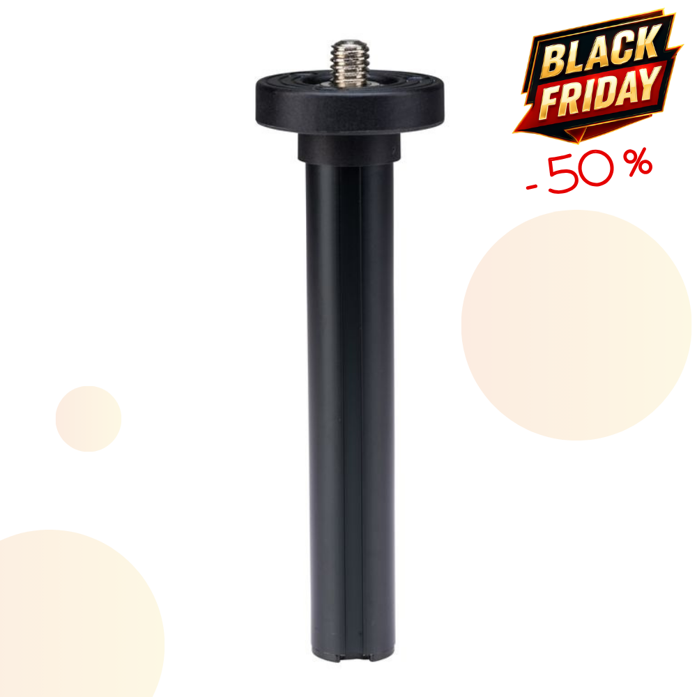 BENRO ASC0 -50% ! Colonne Courte en Aluminium pour Trépied SLIM et Série 0  A0570T, A0570F, A-057, A-058, A-058ex, A-057ex ... Diamètre 20mm Longueur 135mm