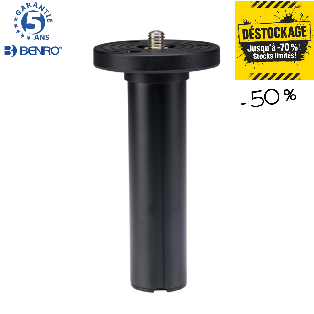 BENRO ASC4 -50% ! Colonne Courte en Aluminium pour Trépied BENRO MACH 3 CLASSIC Série 4 Diamètre 36 mm Longueur 135 mm
