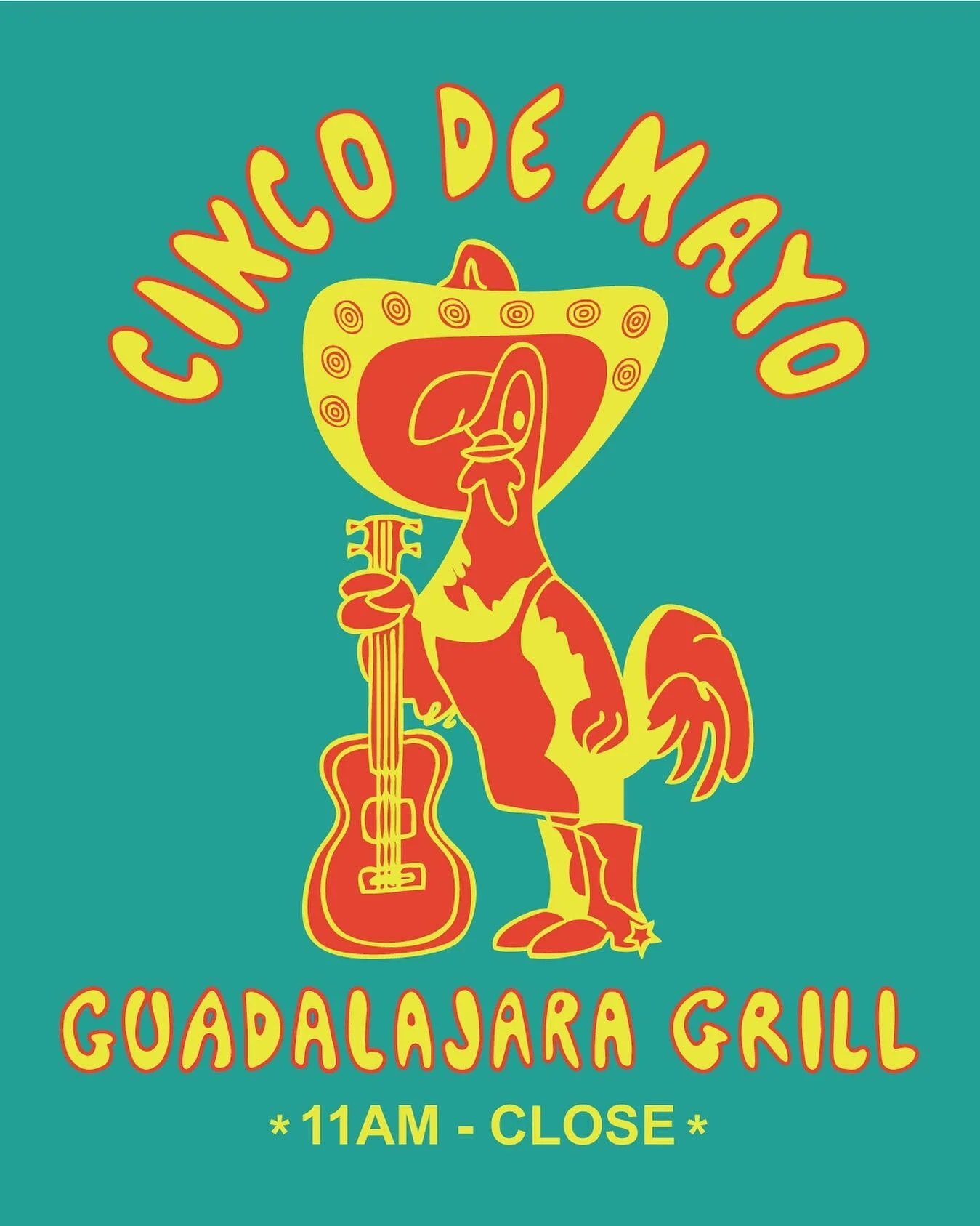Amigos we are excited to celebrate Cinco De Mayo! Come and be part of the festivities this Friday! We&rsquo;ll be open from 11am-close. 🇲🇽🎉🍹🌮

Some friendly reminders:
No Take Out orders after 4pm.
No Reservations &mdash; Walk ins only. Complete