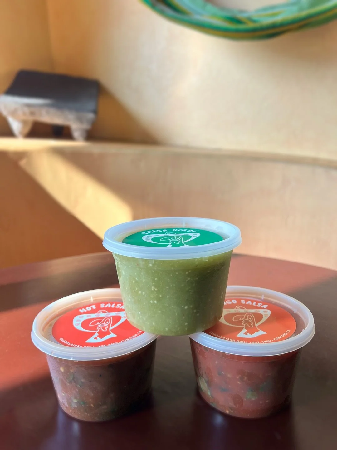 Our house-made salsas are available for takeout!
Made from scratch using fresh ingredients since 1990. 
Choose from: Hot, Gringo (mild) &amp; Salsa Verde 
🔥🌶️🔥🌶️

#hotplatehotplate #guadgrill #salsas #visitconcordca #eastbayeats
