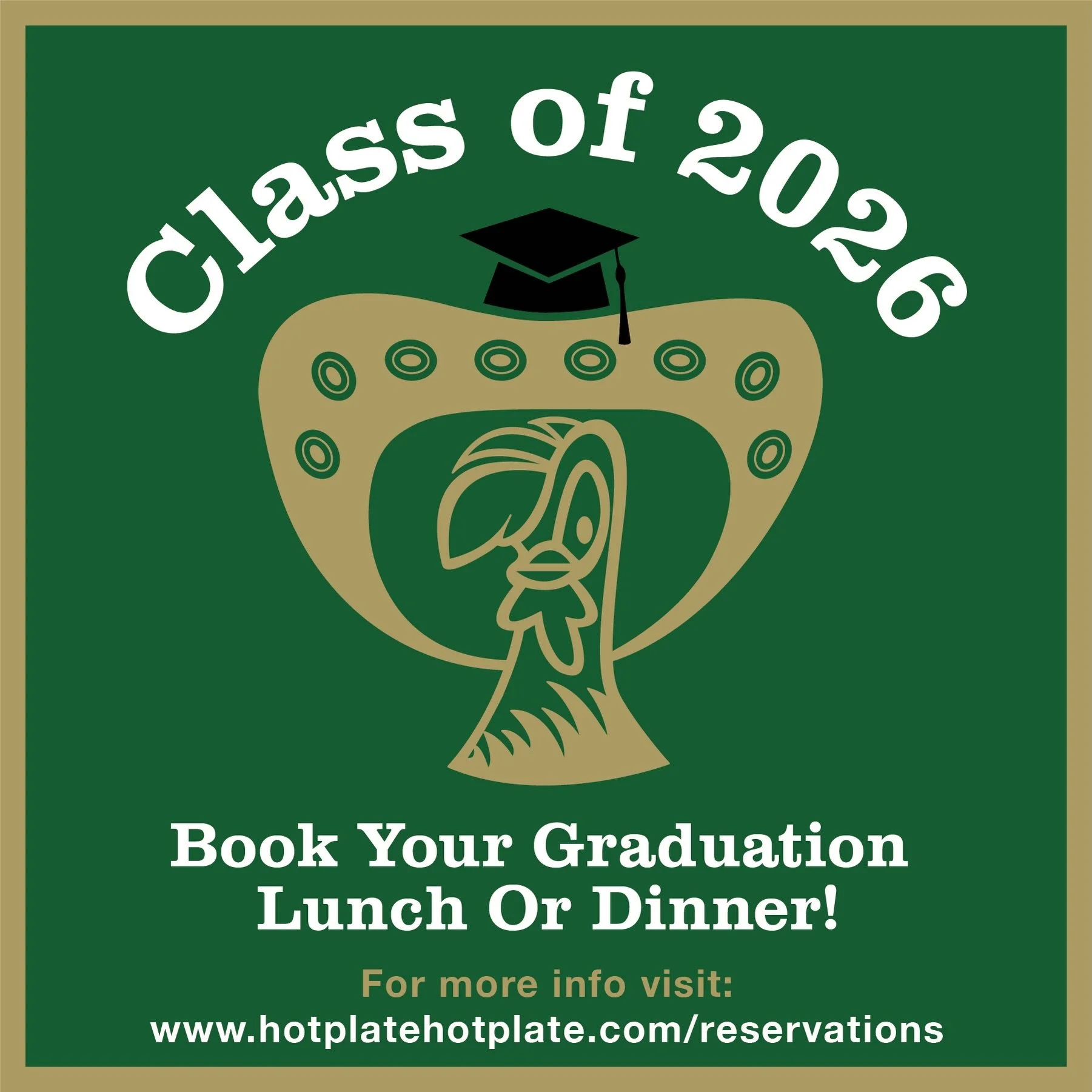 Congrats Class of 2026! Celebrate with a big fiesta and book your grad party at Guad Grill.

Call us or visit our website 
www.hotplatehotplate.com/reservations for more info. 

#guadgrill #hotplatehotplate #graduation #visitconcordca #classof2026