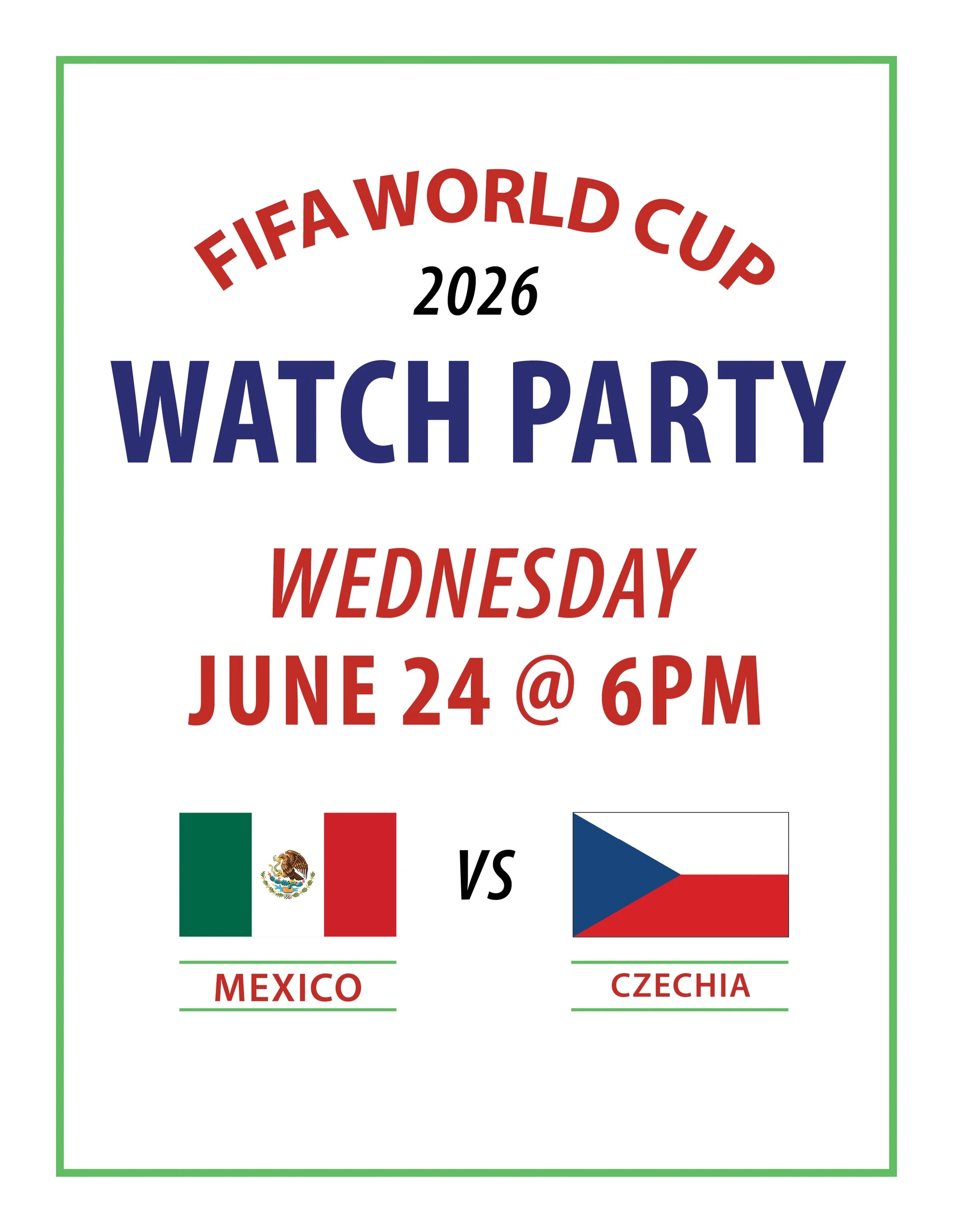 Guad Grill World Cup Watch Party 
Wed, June 24 @ 6pm
Mexico 🇲🇽 vs Czechia 🇨🇿 

🍹 The Cantina will be open starting at 4pm!
🍺🌮 Drink and food specials
📺 Watch on multiple screens

📍Guadalajara Grill
5446 Ygnacio Valley Rd, Concord, CA

#hotpl